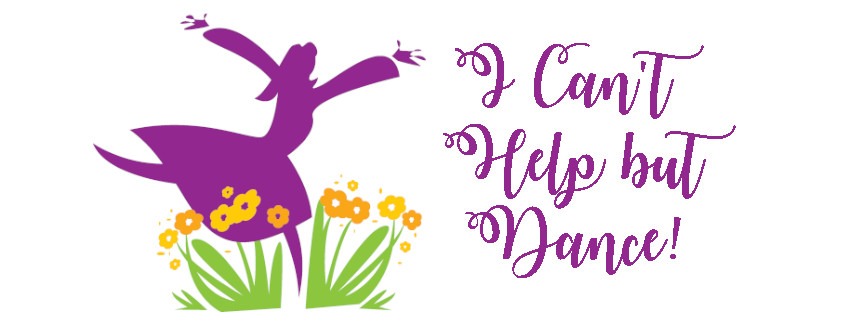 clip art of a woman dancing through flowers. I can't help but dance!